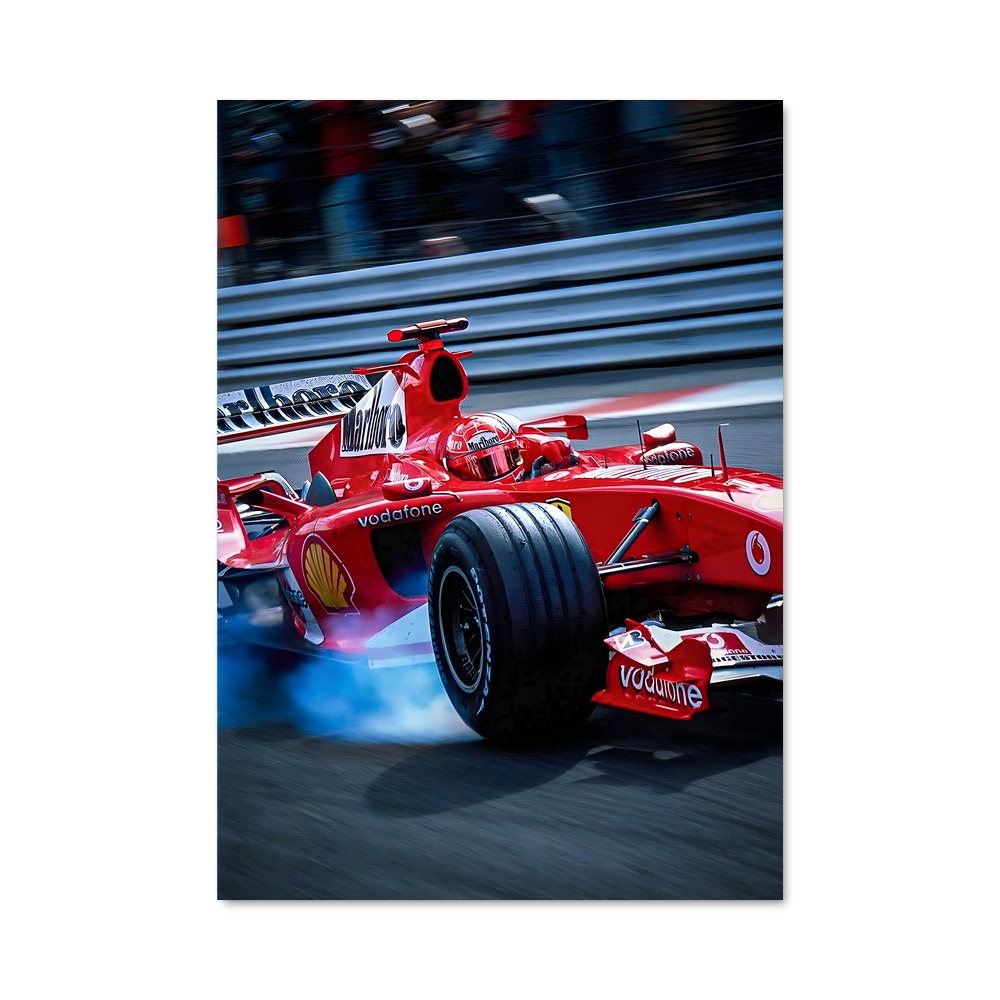Poster Ferrari Vitesse aérodynamique